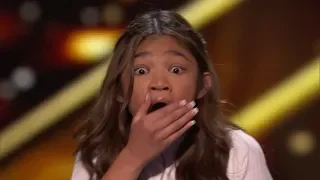 Angelica Hale Receives GOLDEN BUZZER From Howie Mandel! - America's Got Talent: The Champions