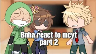 Bnha reacts to mcyt | part 2 | dream team