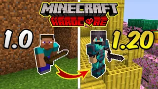 ¡Paso Minecraft HARDCORE PERO la Versión se Actualiza CADA DÍA hasta la 1.20!