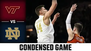 Virginia Tech vs. Notre Dame Condensed Game | 2022-23 ACC Men’s Basketball