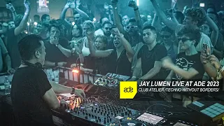 Jay Lumen live at ADE 2023 / Club Atelier / Techno Without Borders / Amsterdam