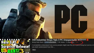 "Halo 3 on PC and 343 Industries RUINED My Life" | The Most Entitled Halo Manchild on YouTube