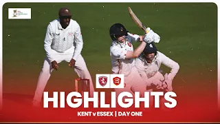 👏 HALF-CENTURY AGAINST HIS FORMER CLUB | Kent v Essex Day 1 Highlights