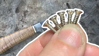 Forging A Knife From Screws