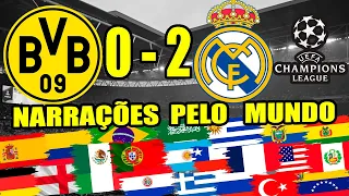 Narrações pelo Mundo - Borussia Dortmund 0 x 2 Real Madrid | Champions League 23-24