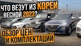 Авто из Кореи ЧТО ВЕЗУТ весной 2023 ЦЕНЫ / СРОКИ