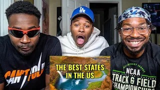 The Top 10 MOST BEAUTIFUL STATES IN AMERICA REACTION !