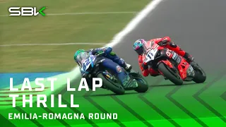 Last lap SHOW in #WorldSSP 🍿 | #EmiliaRomagnaWorldSBK 🇮🇹