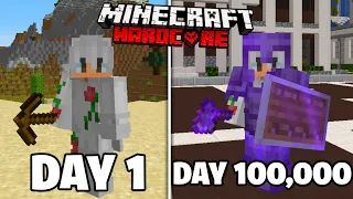 I Survived 100,000 Days In Hardcore Minecraft and this is what happened