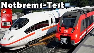 Der NOTBREMS-Test in Train Sim World 4