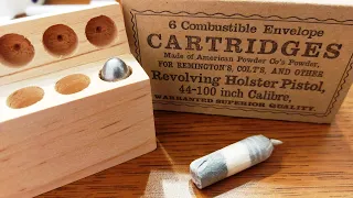 How to... Make .44 cal Paper Cartridges