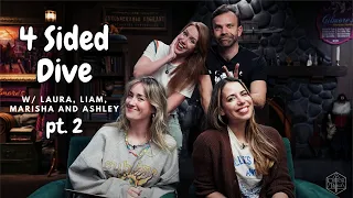 4 Sided Dive w/ Ashley, Liam, Marisha and Laura pt. 2 | Critical Role - 4 Sided Dive moments