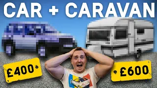 £1000 Car + Caravan Challenge!