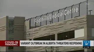 Variant outbreak in Alberta threatens reopening