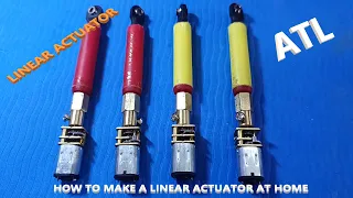 How to make a powerful linear actuator from scratch