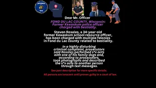 Former Wisconsin Officer Charge with Bestiality. #shorts #viral #fyp #fypシ#youtube #instagram #cops