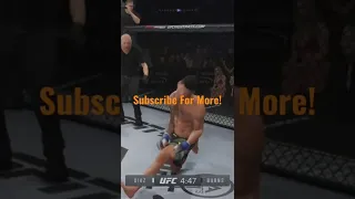 UFC 4: Deadly Hook Knockout!! #ufc4 #ufc #knockout #shorts #mma #gaming #subscribe