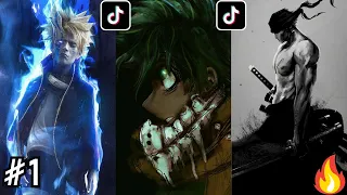 🔥🔥Anime Badass Moments & Scenes🥶🥶 | TikTok Anime Compilation | Part 1✨