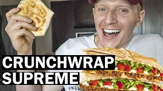 MACRO-FRIENDLY FAST FOOD: Homemade Crunchwrap Supreme from Taco Bell