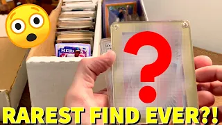 RAREST BASEBALL CARDS EVER FOUND IN SPORTS CARDS BOX FROM GOODWILL?!