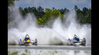 Swamp Buggy racing with Max Verstappen and Yuki Tsunoda in Everglades