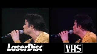 Michael Jackson - I'll Be There - Live Royal Brunei - LaserDisc Vs VHS Comparation