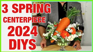 3 Spring DIY Centerpiece Ideas  / spring decorating ideas and diys for 2024 / Ramon At Home