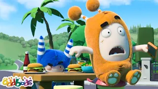 Pogo Pranks Slick with a Whoopee Cushion! 🤣 | Oddbods Cartoons | Funny Cartoons For Kids