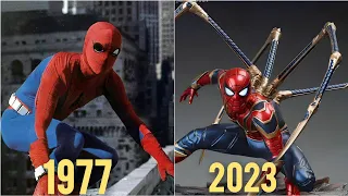 Spider man evolution from 1977 to 2023 | Mr Evolution in Movies