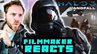 FILMMAKER REACTS TO HALO LANDFALL LIVE ACTION!! | FIRST TIME WATCHING