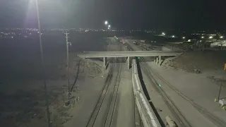 Typical night in Union Pacific's Colton Yard (4k)