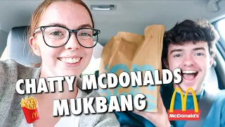 CHATTY MCDONALDS MUKBANG: first McDonalds in over 3 months, reflecting on lockdown & general chats