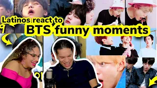 Latinos react to BTS Funny Moments 2019 - 2020 Try Not To Laugh Challenge REACTION| FEATURE FRIDAY✌