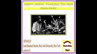 Joseph Jarman, Famoudou Don Moye - 1978-02-23, Loeb Student Center, New York University, New York
