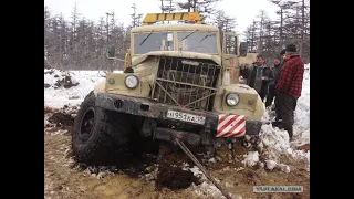 Зверская мощь легендарного грузовика КРАЗ 255 Б чуто советского машиностроения