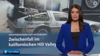 Zurück in die Zukunft 21.10.2015 bei der Tagesschau