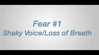 Fear of Public Speaking - Control Your Shaky Voice and Loss of Breath