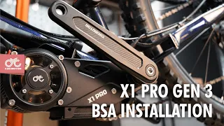 X1 Pro Gen 3 BSA Installation on Cotic Jeht - most EXTREME ebike conversion kit from CYC