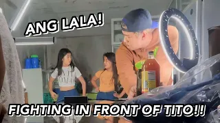 FIGHTING IN FRONT OF TITO GRAE PRANK! (ANG LALA) | Grae and Chloe