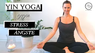 Yin Yoga gegen Angst und Stress | loslassen und entspannen für den Abend