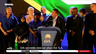 Elections 2024 | DA unveils rescue plan for SA in Tshwane