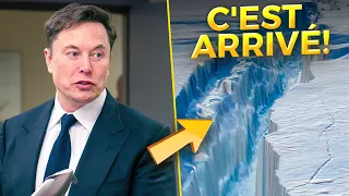 Elon Musk SIGNALE un énorme OBJET de plusieurs kilomètres de long se déplace travers l'Antarctique!