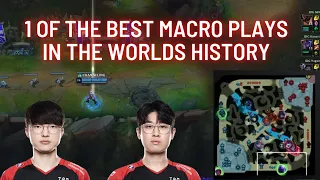 1 Of The Best Macro Plays In The Worlds 2022 - T1 vs JDG