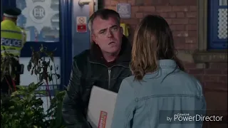 Coronation Street - Steve Destroys The Laptop (31st October 2018)