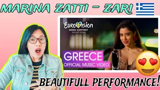 MARINA SATTI - ZARI | GREECE OFFICIAL MUSIC VIDEO | EUROVISION 2024 REACTION!