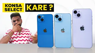 Konsa iPhone Best Hoga - 13 vs 14 & 14 Plus?? Surprise