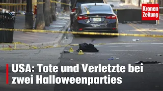 USA: Schüsse auf zwei Halloween-Parties | krone.tv NEWS