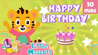 Happy Birthday Song + Colors Of The Rainbow + More Little Mascot Rhymes & Kids Songs 1