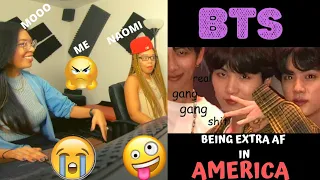 BTS BEING EXTRA AF IN AMERICA - KITO ABASHI REACTION 😂😱🤡😭