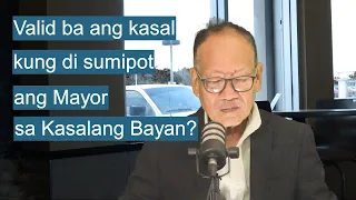 Valid ba ang kasal kung wala si Mayor sa Kasalang Bayan pero pumirma siya sa marriage certificate?